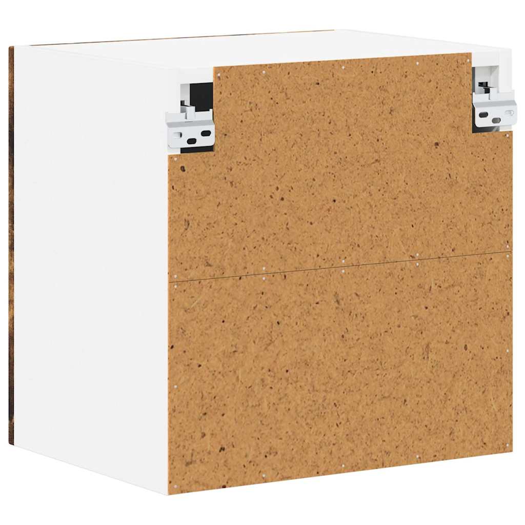 Küchenhängeschrank 2 pcs Geräucherte Eiche 40 x 31 x 40 cm